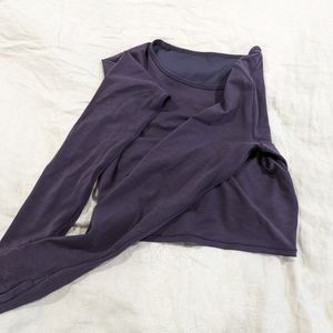 Lululemon Wunder Train Cropped Longsleeve